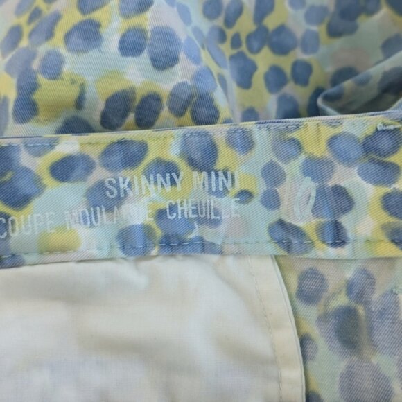 GAP Pastel Abstract Print Skinny Khaki Ankle Pants - Picture 6 of 8